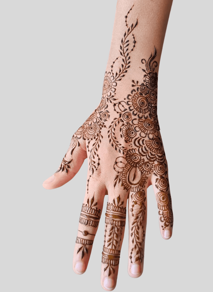 Awesome Custom Henna Design