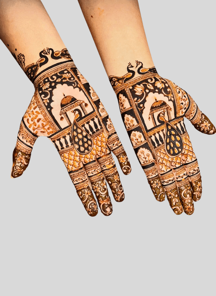 Inviting Custom Henna Design