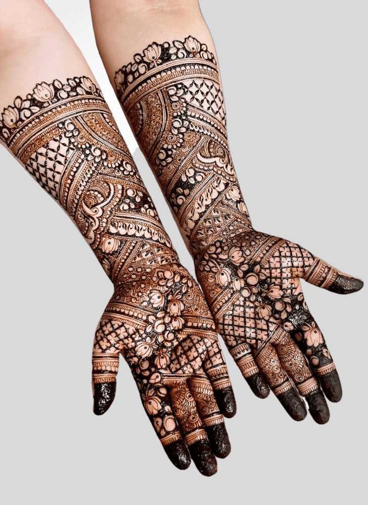 Lovely Custom Mehndi Design