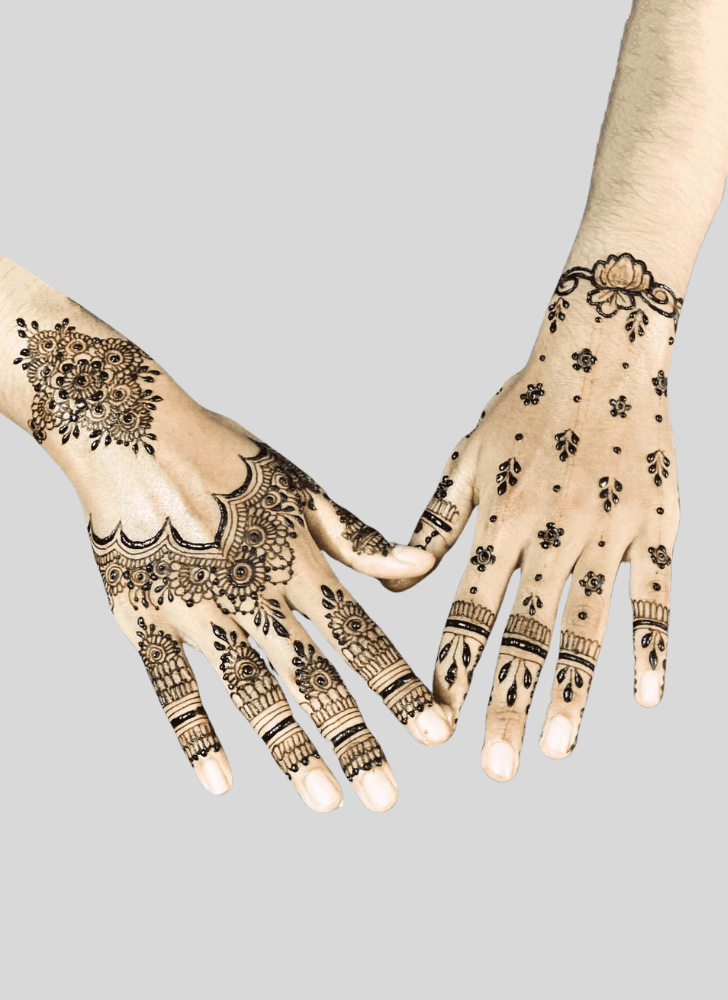Mesmeric Custom Henna Design