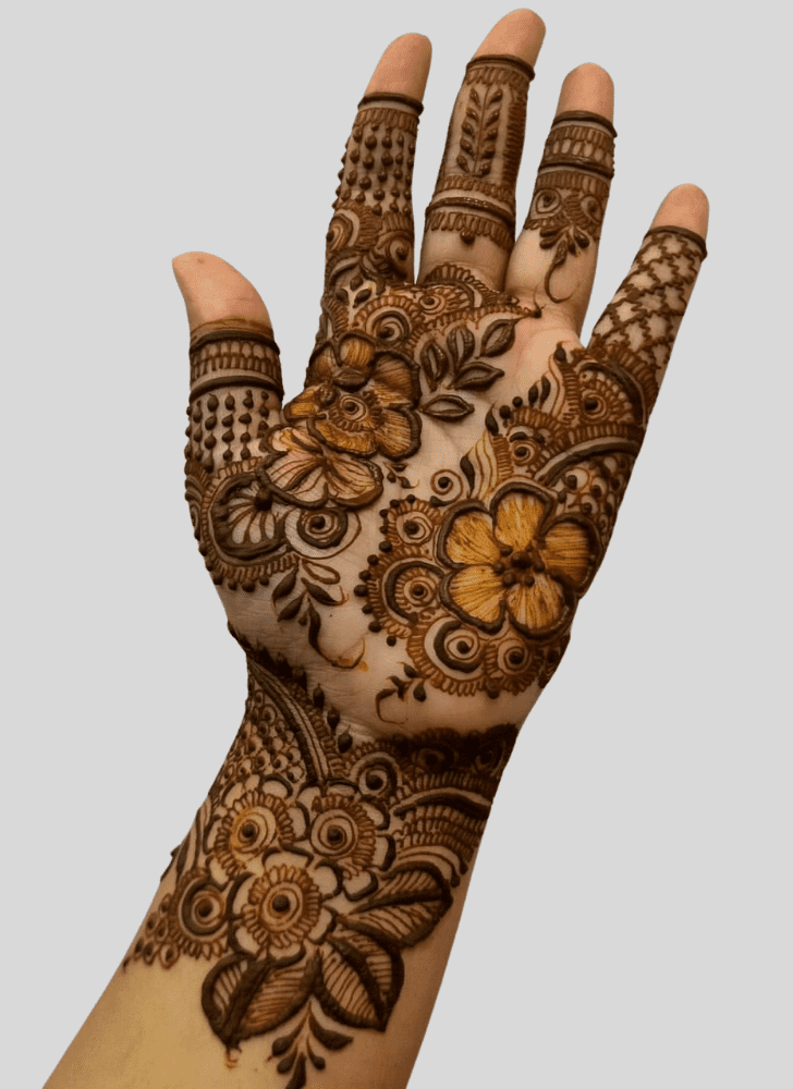 Pretty Custom Henna Design