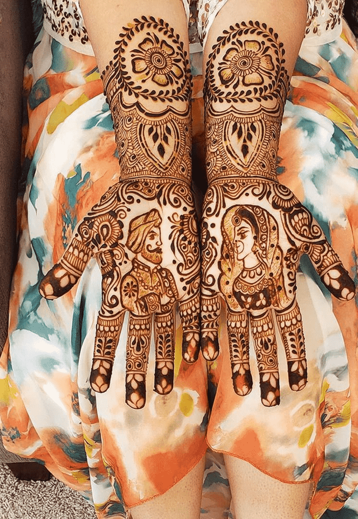 Admirable Florida Mehndi Design