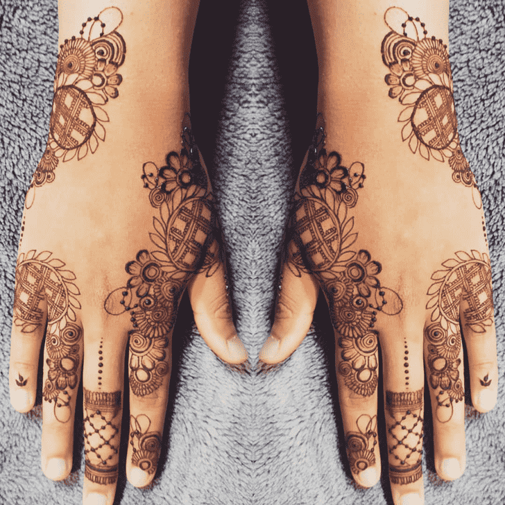 Beauteous Florida Henna Design