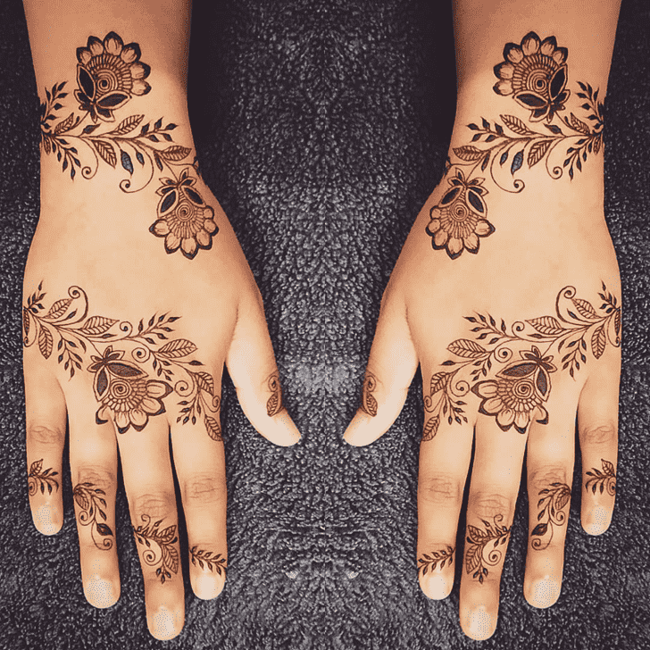 Bewitching Florida Henna Design