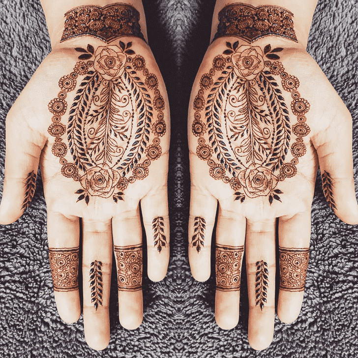Charming Florida Henna Design