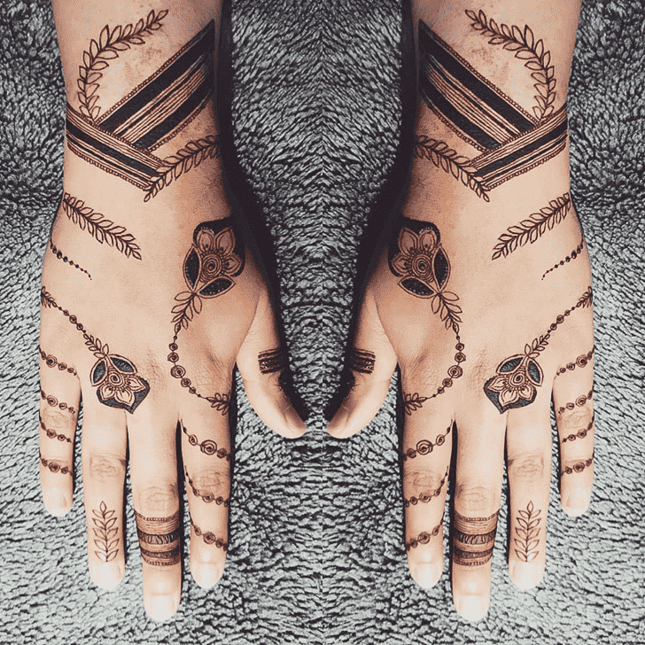 Classy Florida Henna Design