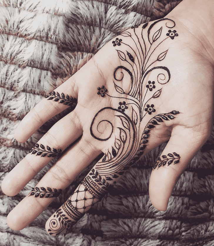 Lovely Florida Mehndi Design