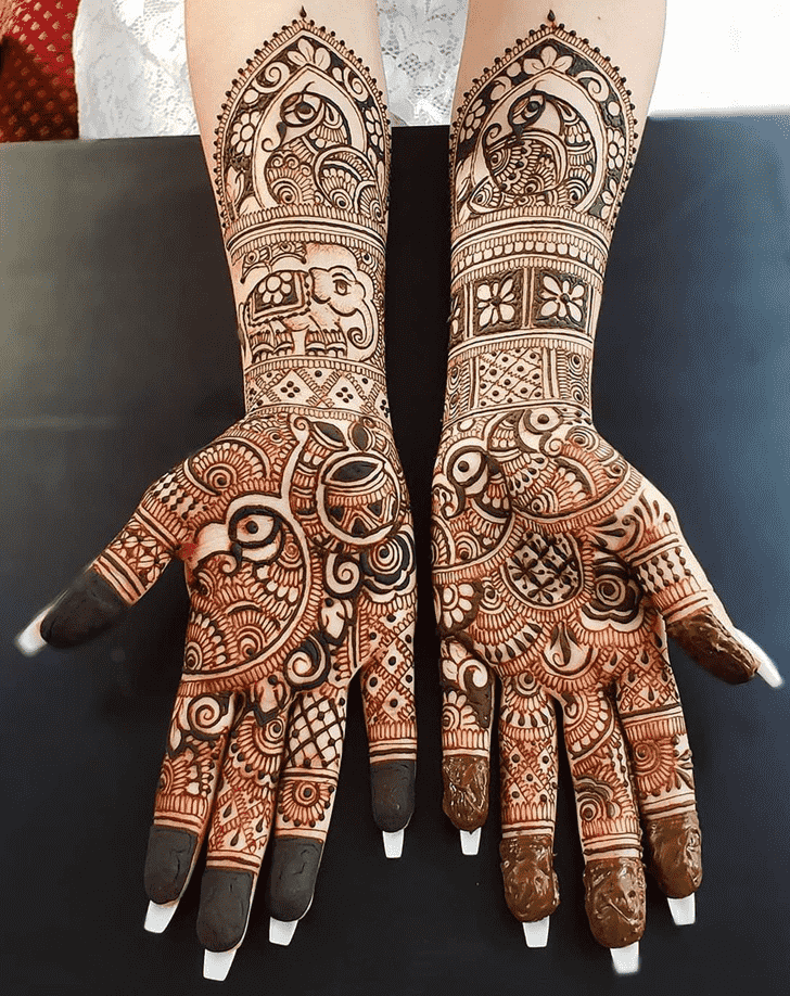 Magnetic Florida Henna Design