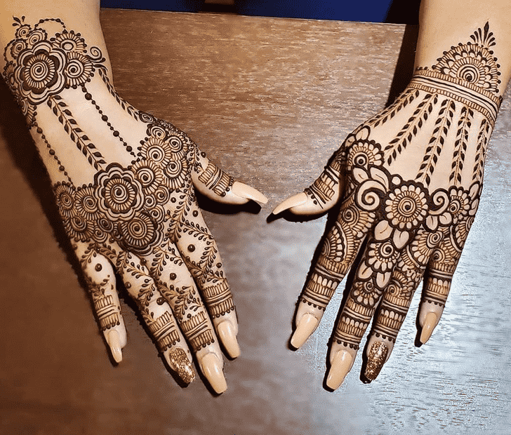 Pretty Florida Henna Design