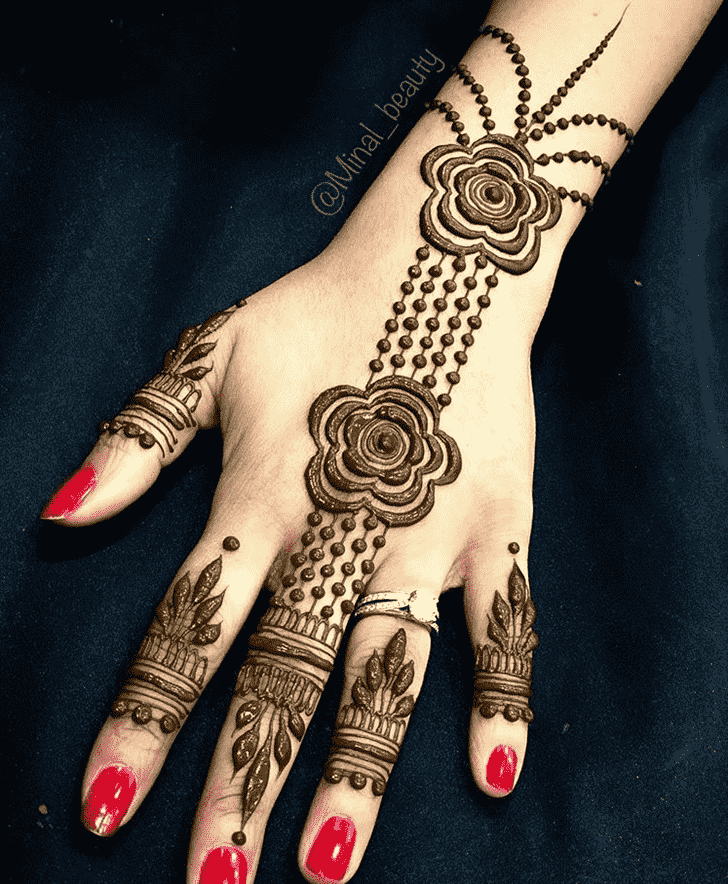 Adorable Georgia Henna Design