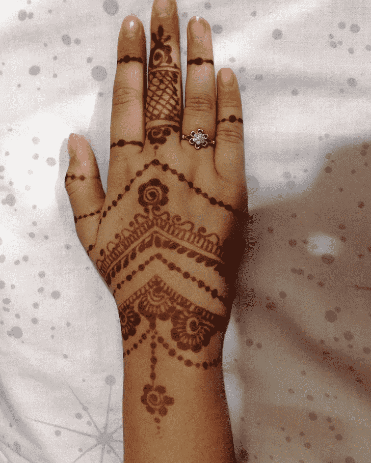 Captivating Georgia Henna Design