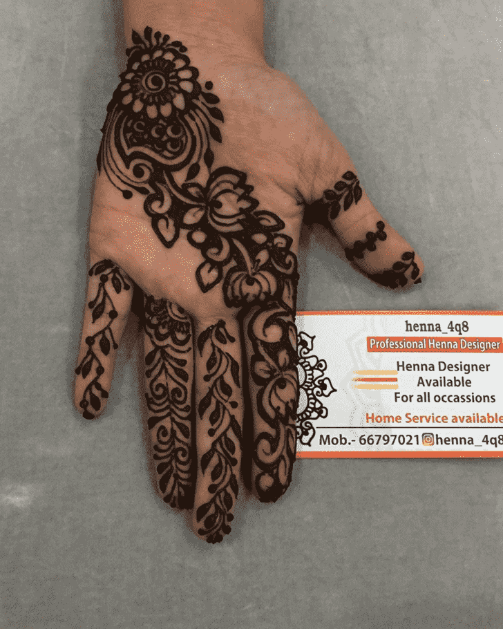 Charming Georgia Henna Design