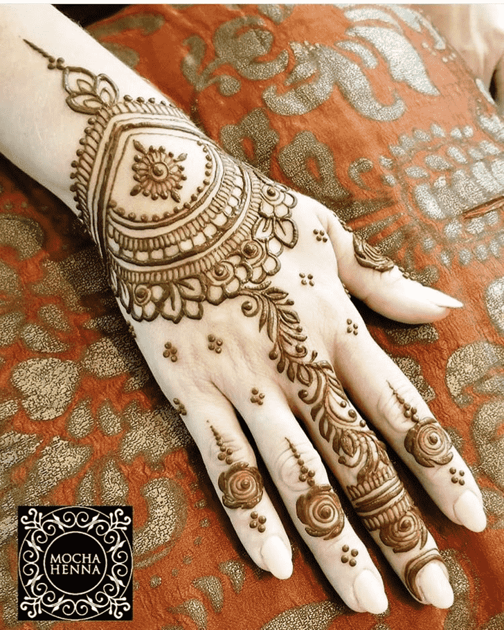 Dazzling Georgia Henna Design