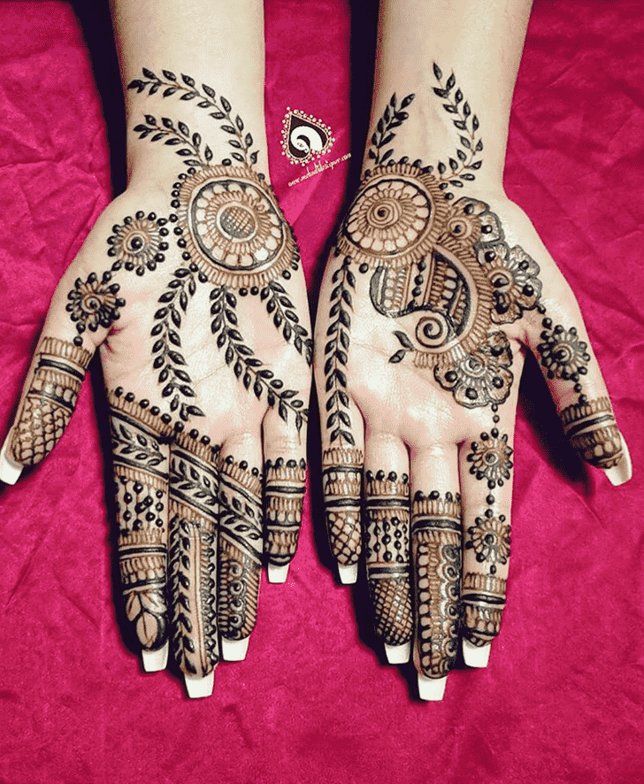 Delicate Georgia Henna Design