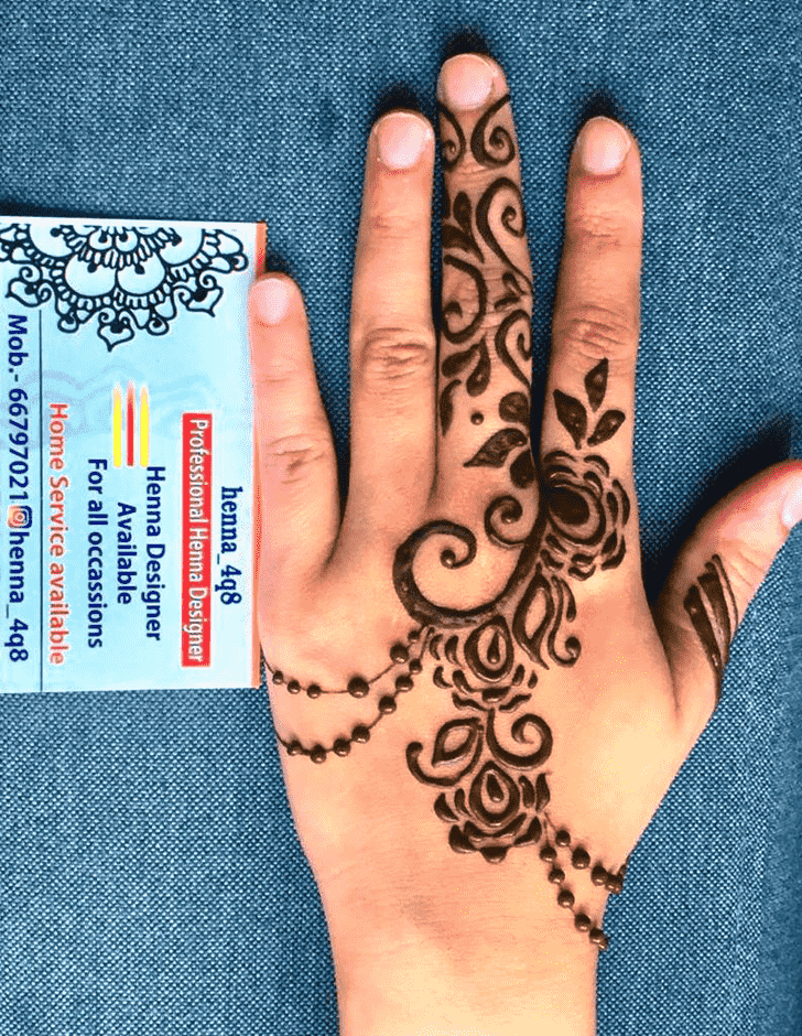 Delightful Georgia Henna Design
