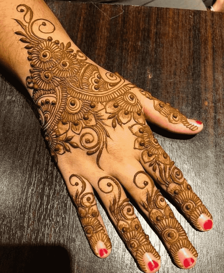 Elegant Georgia Henna Design
