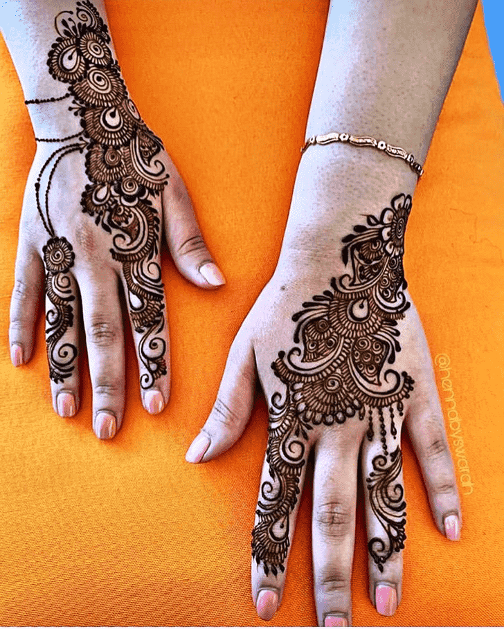 Good Looking Georgia Henna Design