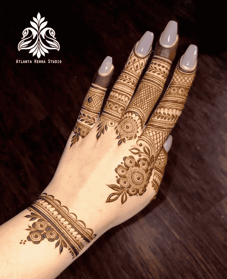 Magnetic Georgia Henna Design
