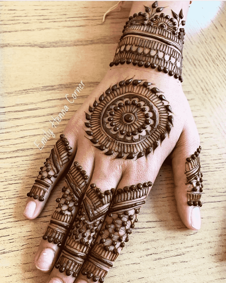 Refined Georgia Henna Design