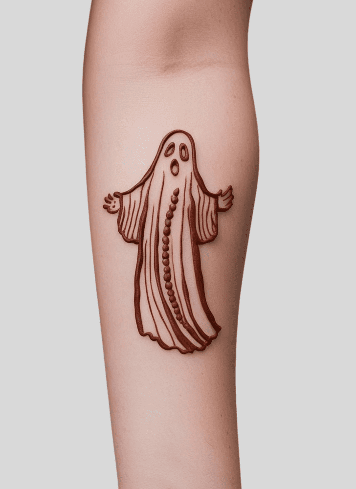 Admirable Ghost Mehndi Design