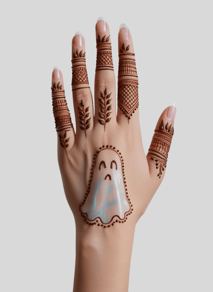 Angelic Ghost Henna Design