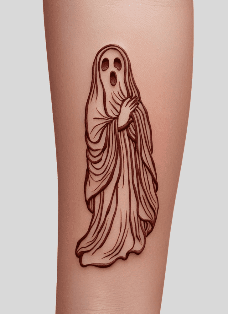 Beauteous Ghost Henna Design