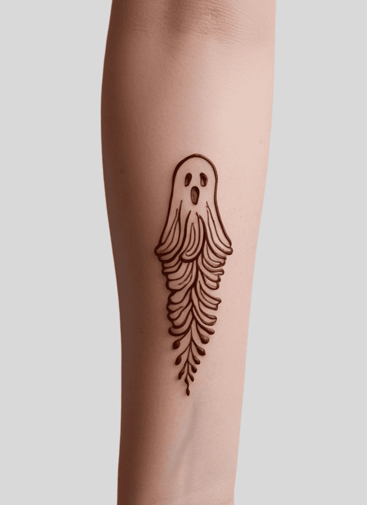 ChGhosting Ghost Henna Design
