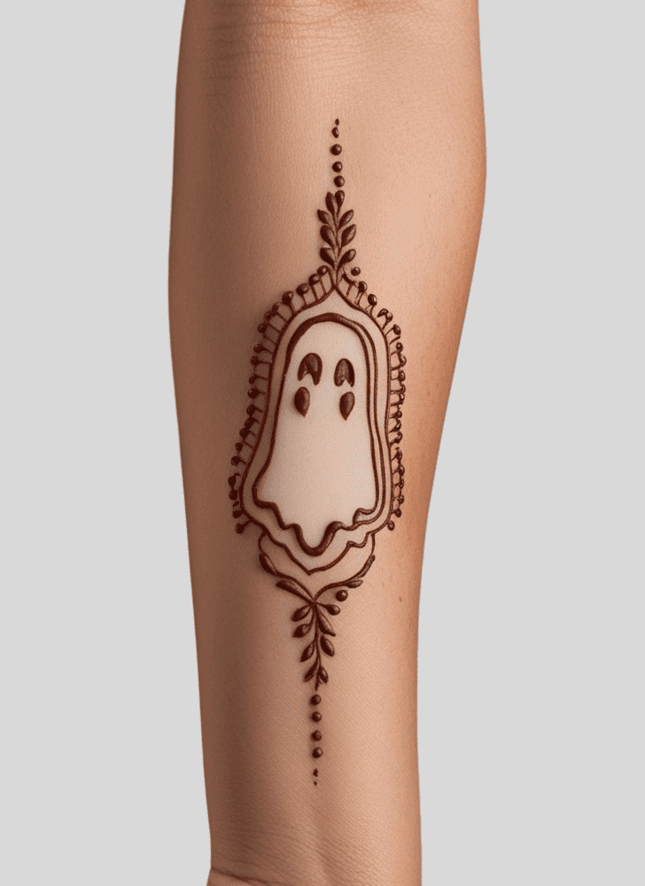 Classy Ghost Henna Design
