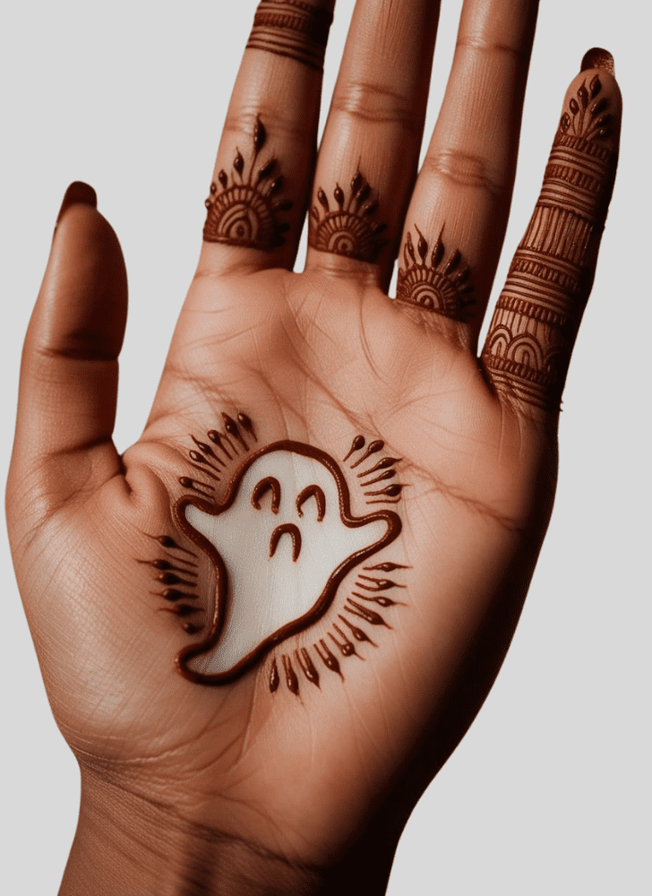 Ghost Ghost Henna Design