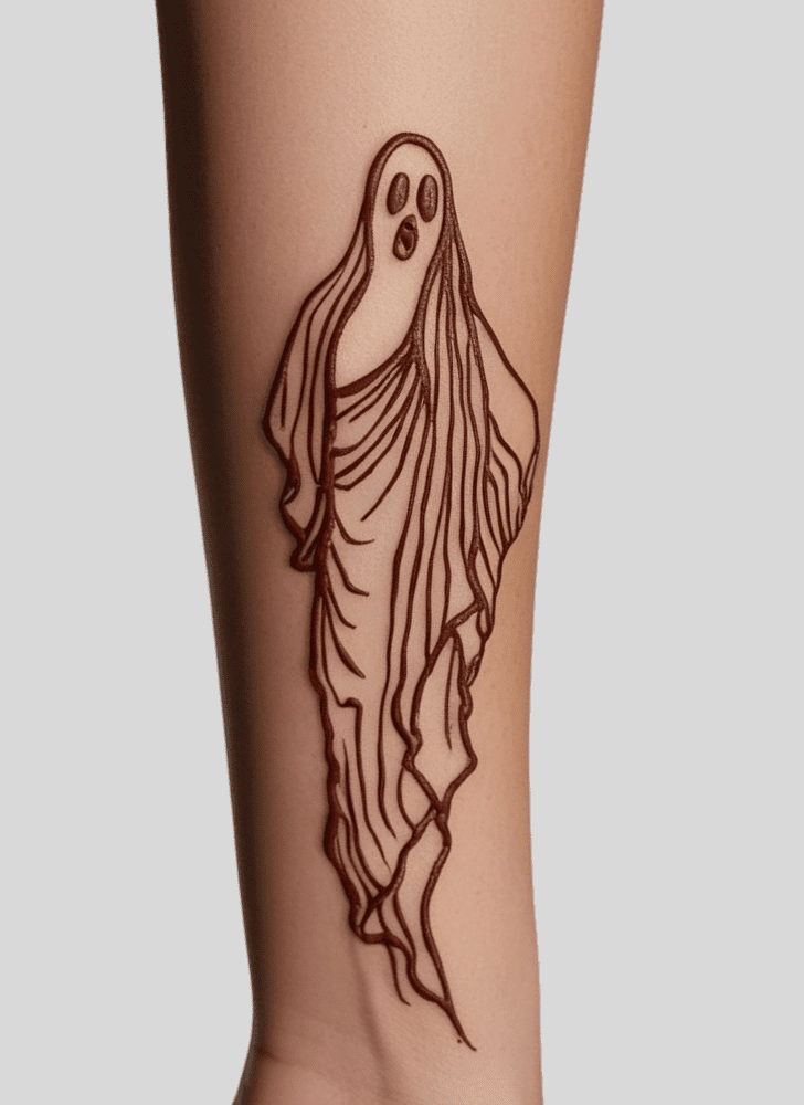 Fair Ghost Henna Design