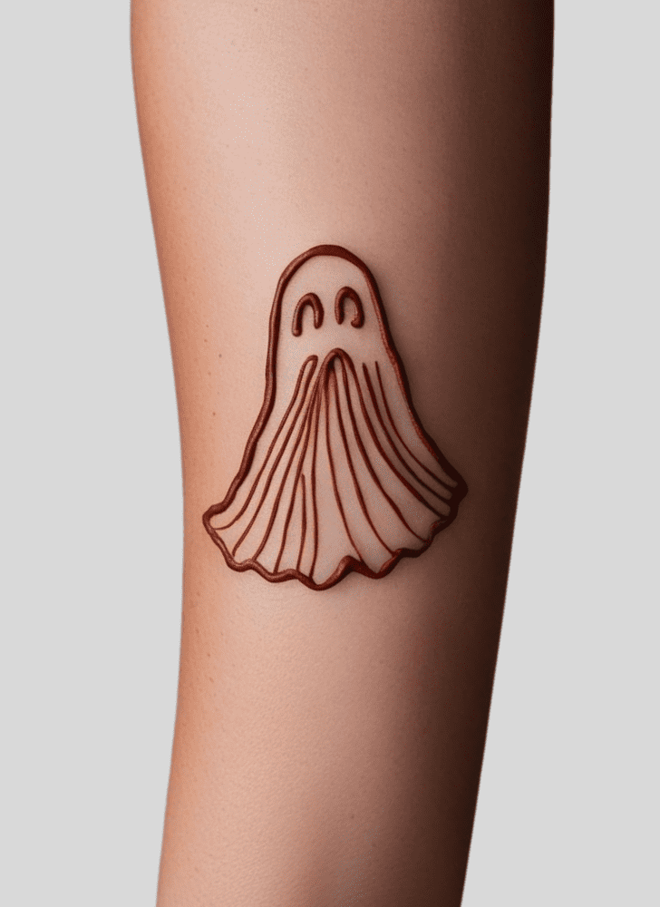 Fetching Ghost Henna Design