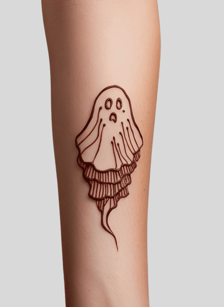 Ideal Ghost Henna Design