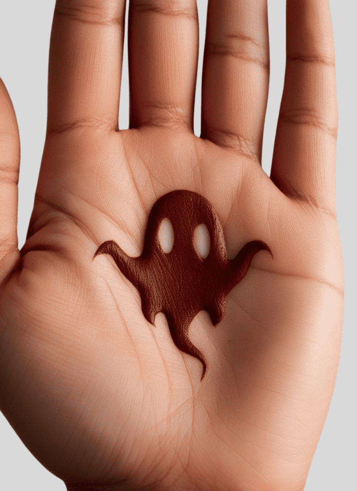 Magnetic Ghost Henna Design