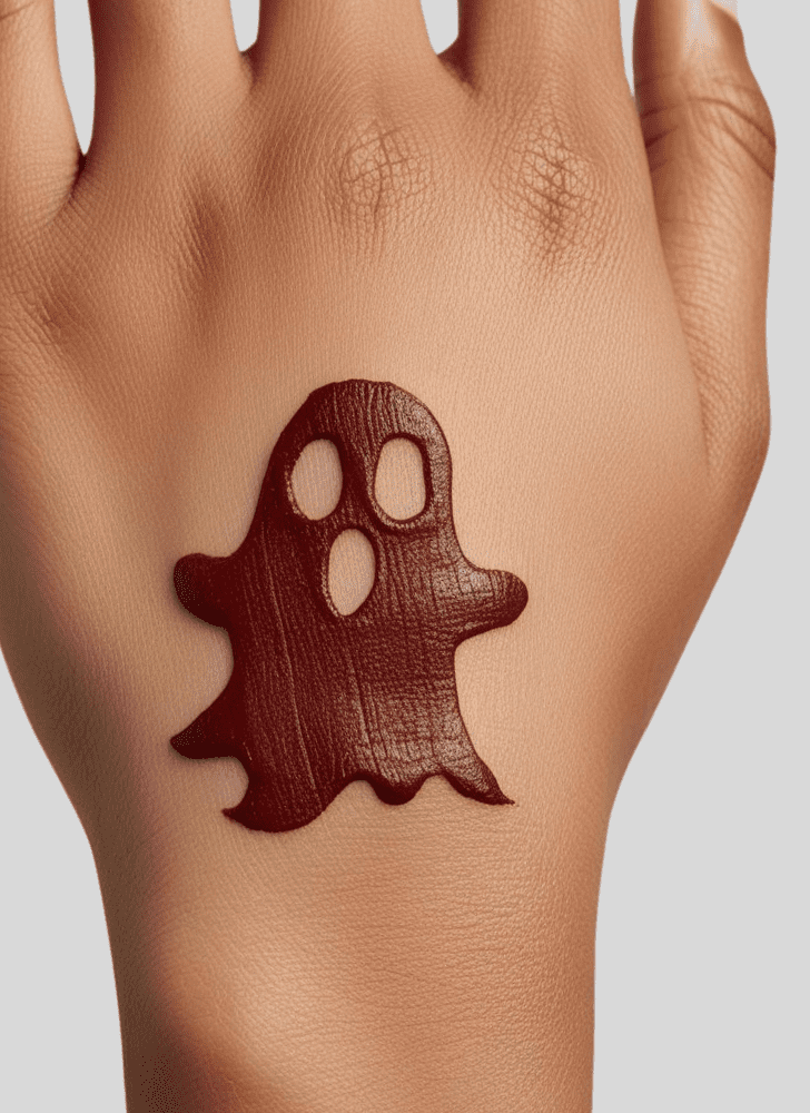 Shapely Ghost Henna Design