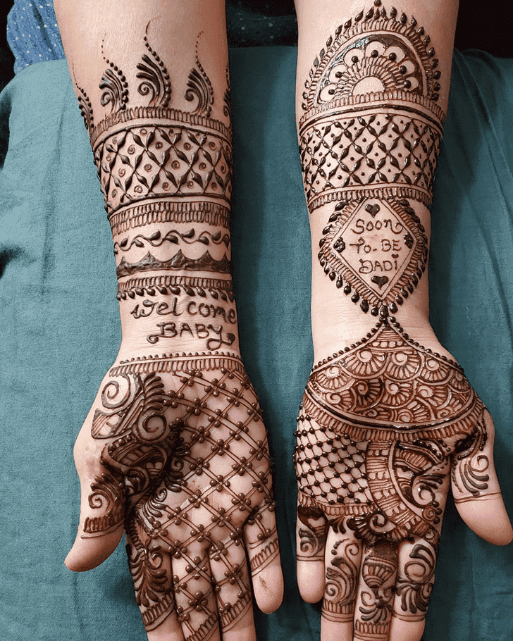 Elegant Kathmandu Henna Design