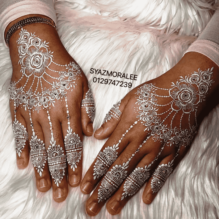 Fair Larkana Henna Design