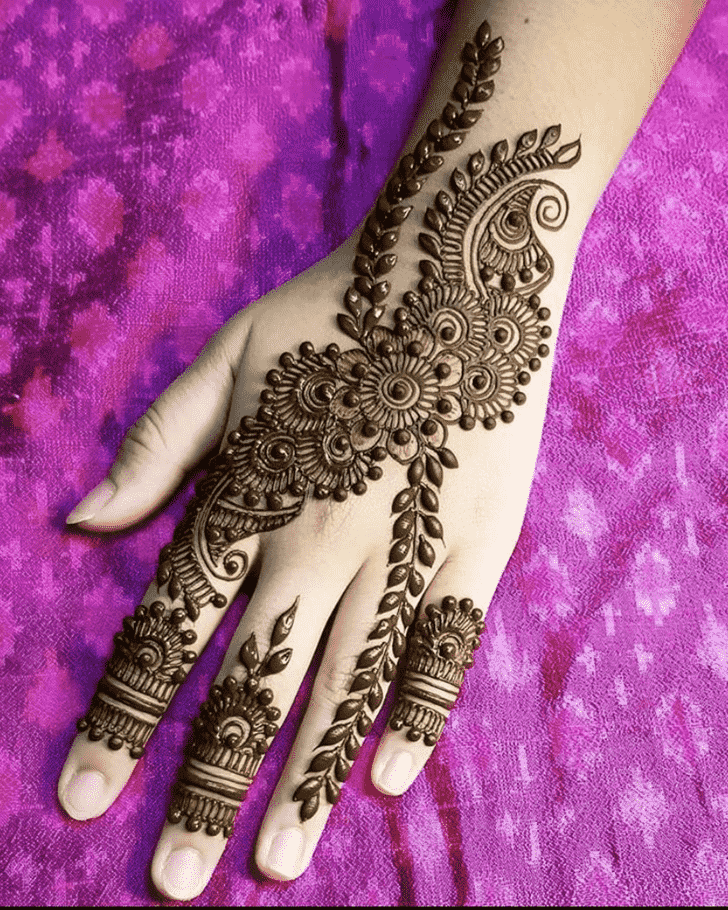 Excellent Lucknow Henna Design