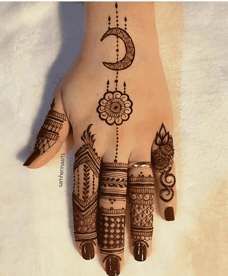 Marvelous Lucknow Henna Design