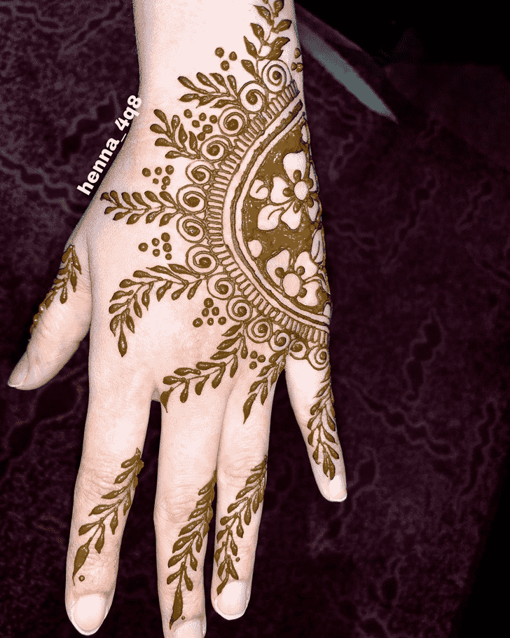 Resplendent Lucknow Henna Design