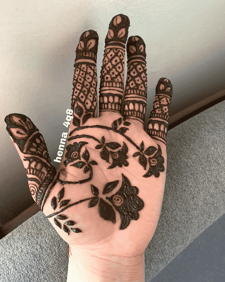 Stunning Lucknow Henna Design