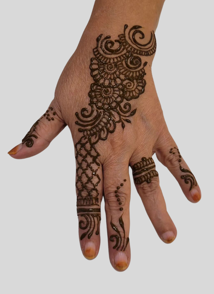 Elegant Malaysia Henna Design