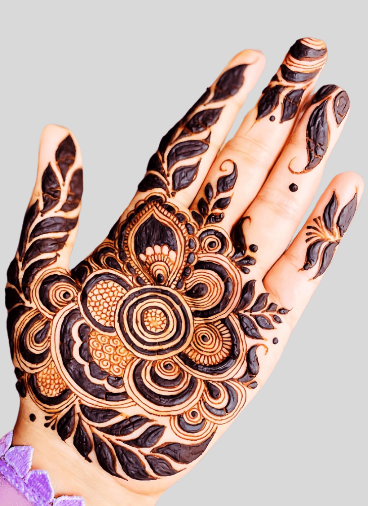 Comely Occasional Henna Design