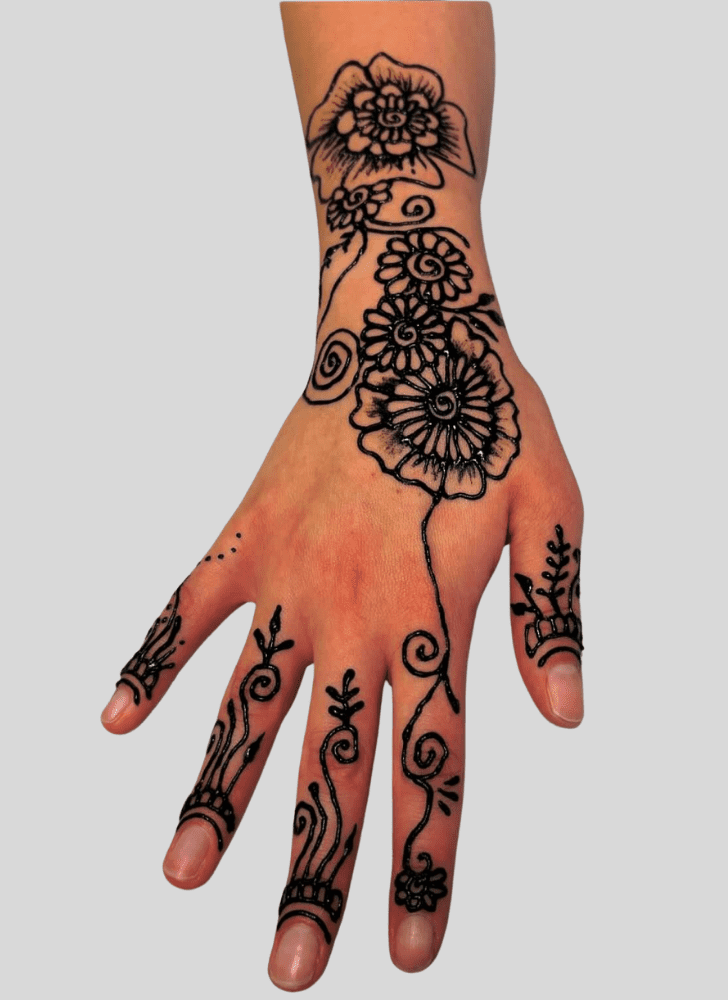 Elegant Occasional Henna Design