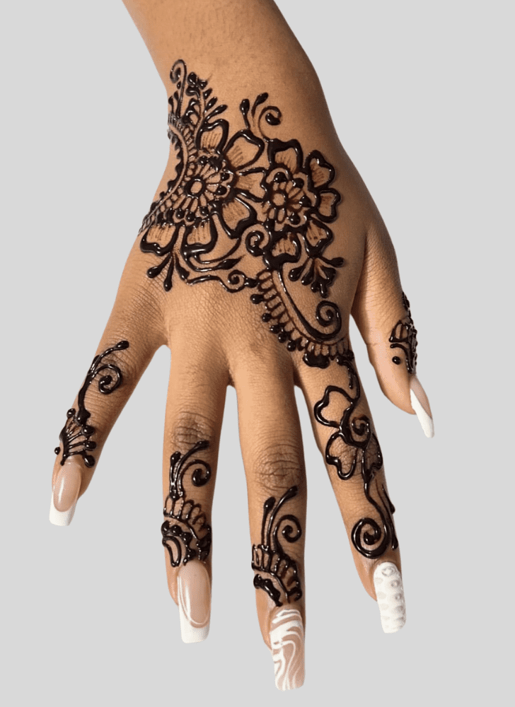 Graceful Occasional Henna Design