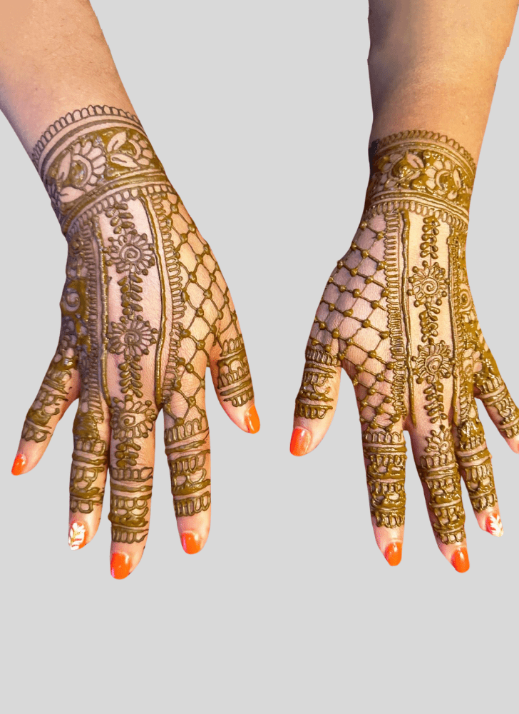 Resplendent Occasional Henna Design