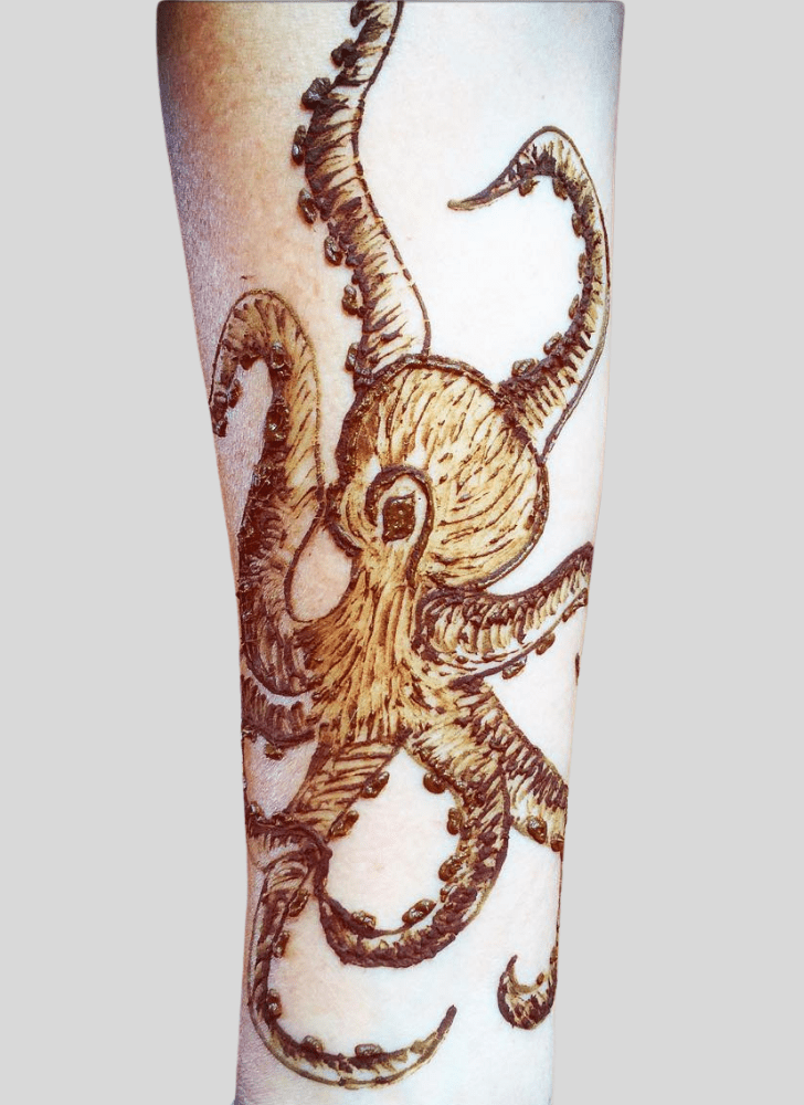 Fetching Octopus Henna Design