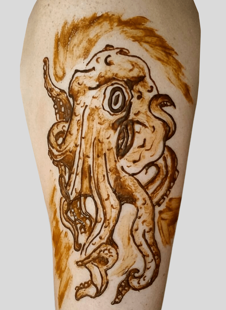 Ideal Octopus Henna Design