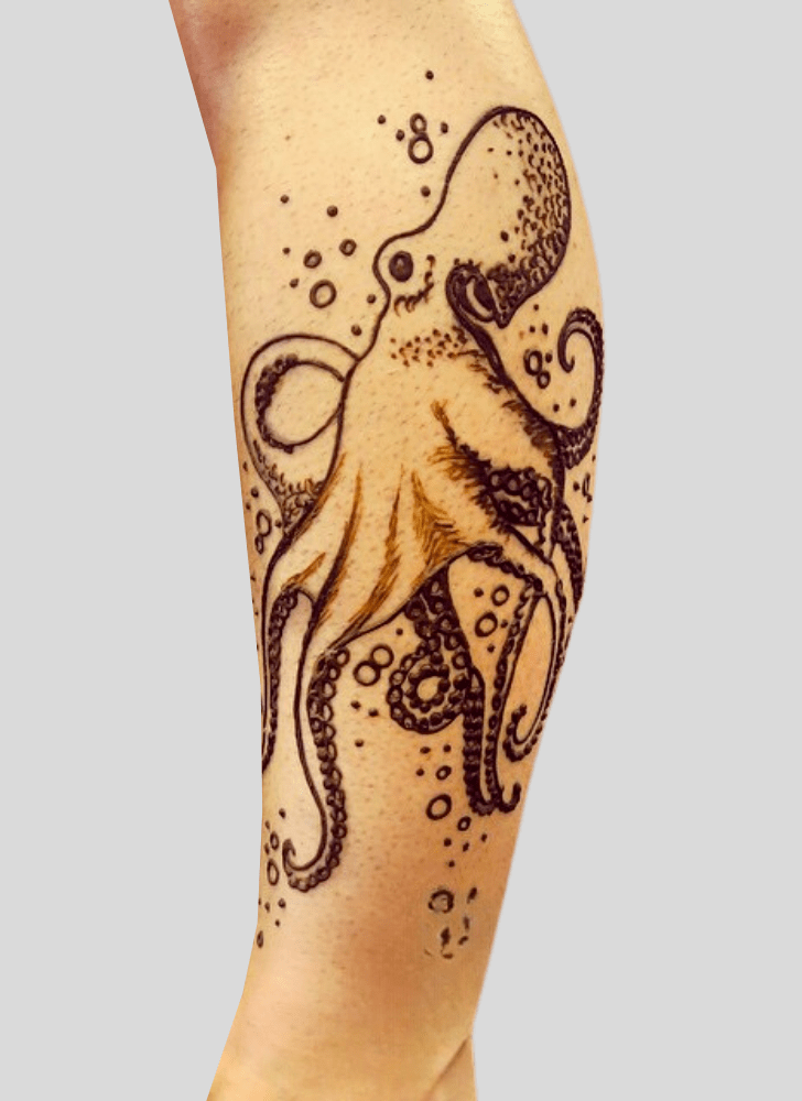 Magnetic Octopus Henna Design