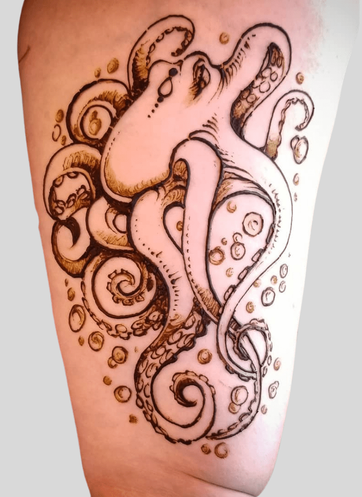 Ravishing Octopus Henna Design