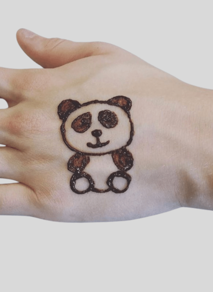 Fair Panda Henna Design